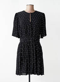Rochie scurtă mâneci scurte mâneci scurte negru IDANO femme