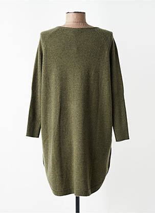 Rochie pulover strânsă pe partea de jos mâneci lungi verde ESTHEME femeie