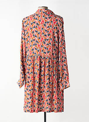 Rochie scurtă croială fluidă mâneci lungi roșu LA PETITE FRANCAISE femeie