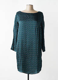 Rochie midi croială fluidă mâneci lungi verde R95TH femme