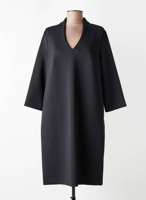 Rochie midi mâneci 3/4 mâneci 3/4 negru CATNOIR femme