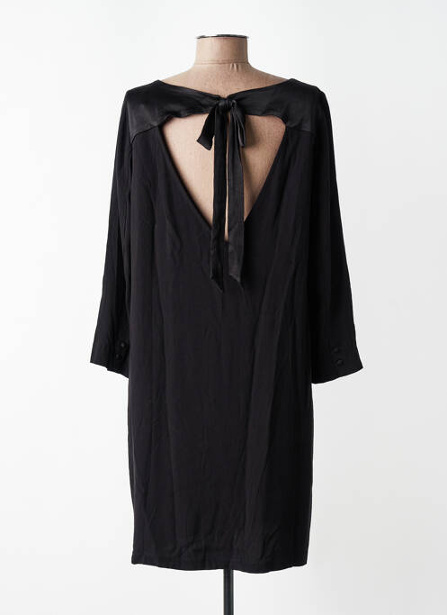 Rochie scurtă mâneci 3/4 mâneci 3/4 negru IDANO femme