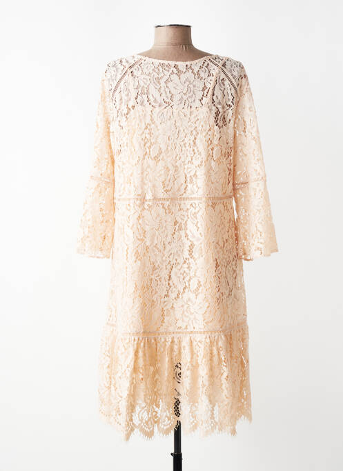 Rochie midi mâneci 3/4 mâneci 3/4 roz MARC AUREL femme