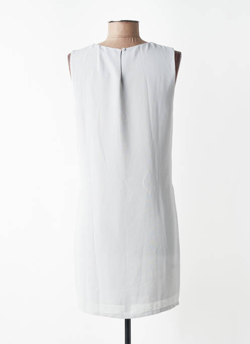 Rochie scurtă fără mâneci fără mâneci gri COLOR BLOCK femme