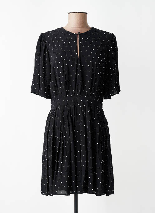 Rochie scurtă mâneci scurte mâneci scurte negru IDANO femme