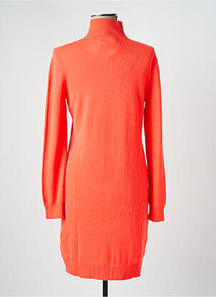 Rochie pulover elasticitate mâneci lungi portocalie ABSOLUT CASHMERE femeie