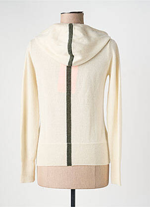 Vestă cu mâneci lungi guler rotund bej ABSOLUT CASHMERE femeie