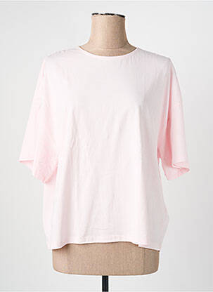Tricou elasticitate mâneci scurte roz TANTÄ femeie