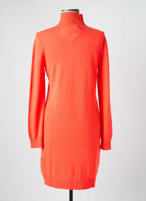 Rochie pulover elasticitate mâneci lungi portocaliu ABSOLUT CASHMERE femme
