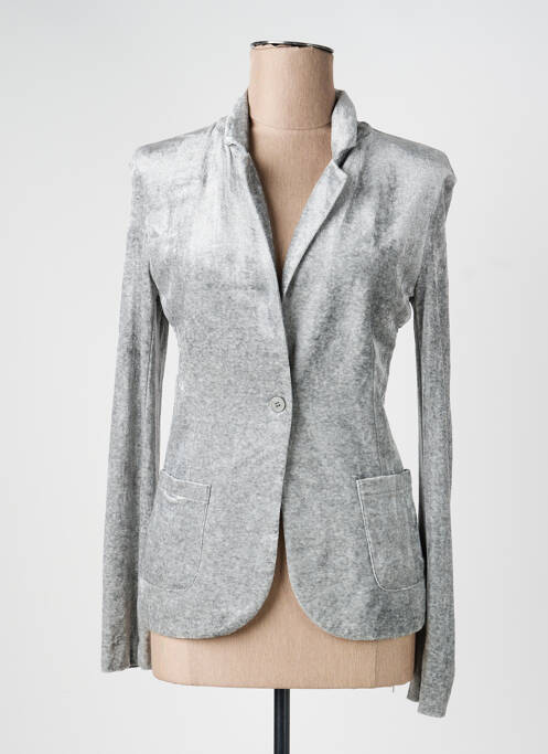 Sacou buzunare gri MAJESTIC FILATURES femme