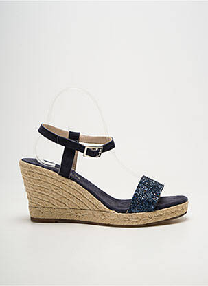 Espadrile închidere cu buclă(e) toc de 7 la 9 cm albastru ESCADRILLE femeie