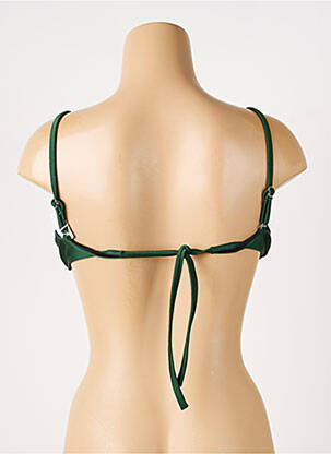 Sutien de costum de baie elasticitate top triunghiuri verde SOWE femeie