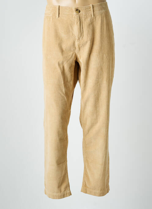Pantalon drept țesătură catifea mărime normală bej JAQK homme