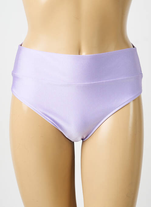 Chiloți de baie țesătură satinată chiloți violet SOWE femme