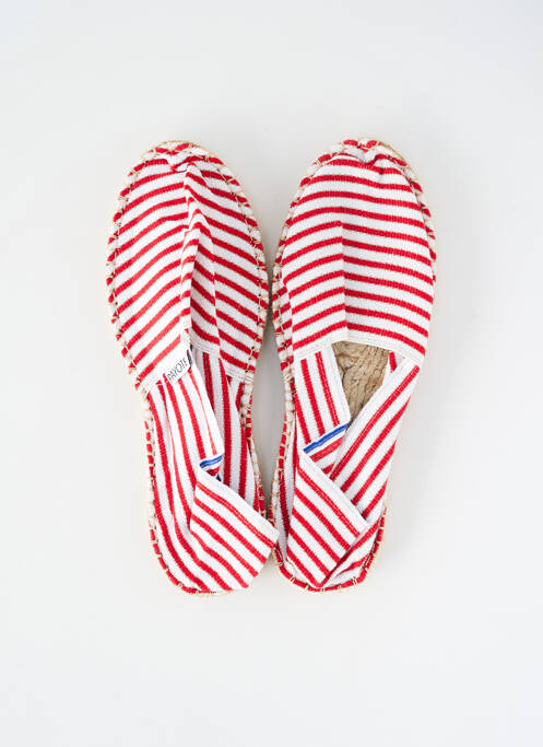 Espadrile vârf rotund toc plat până la 3 cm roșu PAYOTE femme