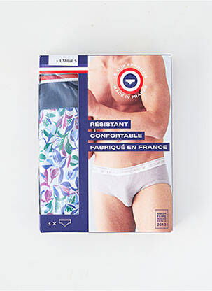 Chilot elasticitate alb LE SLIP FRANCAIS bărbat