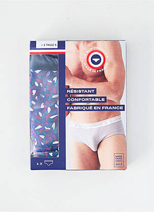 Chilot imprimeu fantezie albastru LE SLIP FRANCAIS bărbat