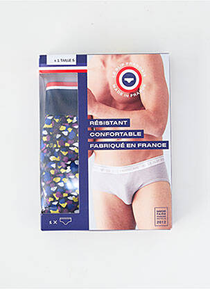 Chilot imprimeu fantezie galben LE SLIP FRANCAIS bărbat