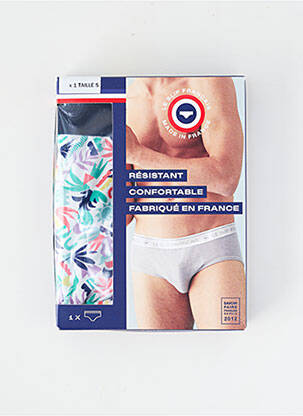Chilot imprimeu fantezie alb LE SLIP FRANCAIS bărbat