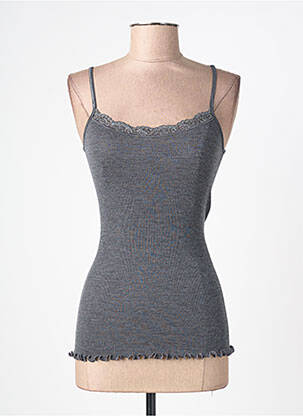 Top/caraco elasticitate gri MORETTA femeie