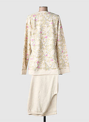 Pijama croială dreaptă bej ROSE POMME femeie