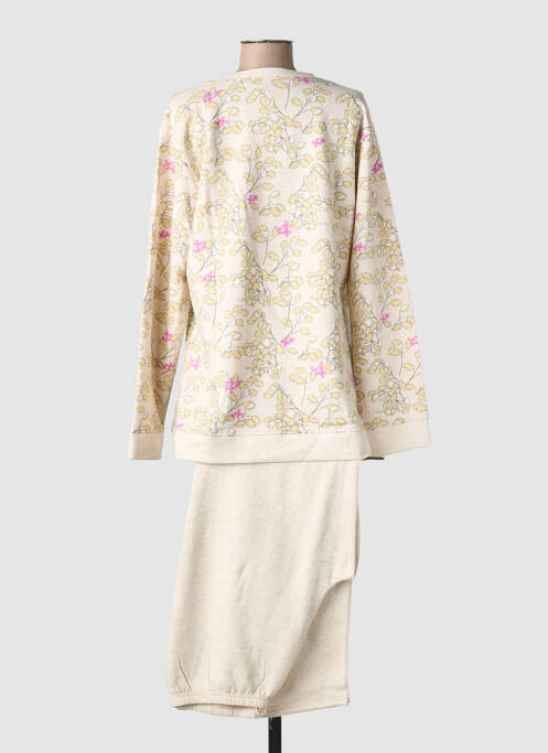Pijama croială dreaptă bej ROSE POMME femme