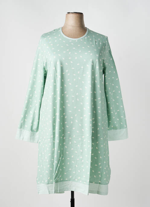 Cămașă de noapte mâneci lungi verde RINGELLA femme