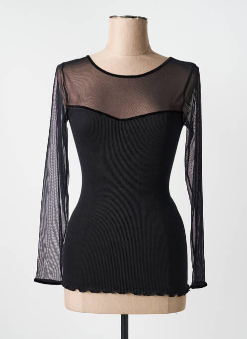 Tricou mâneci lungi mâneci lungi negru FRALY femme