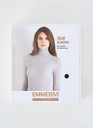 Tricou mâneci lungi mâneci lungi negru EMMEBIVI femeie