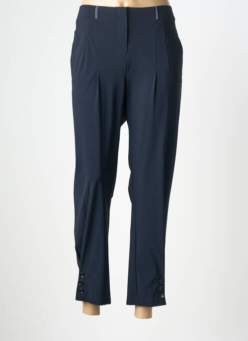 Pantalon 7/8 elasticitate mărime normală albastru EVA KAYAN femme