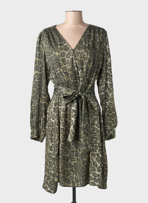 Rochie midi mâneci lungi mâneci lungi verde EVA KAYAN femme