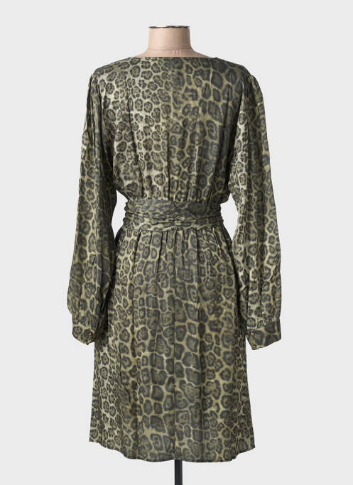 Rochie midi mâneci lungi mâneci lungi verde EVA KAYAN femme