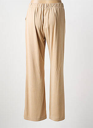 Pantalon larg buzunare mărime normală bej YERSE femeie