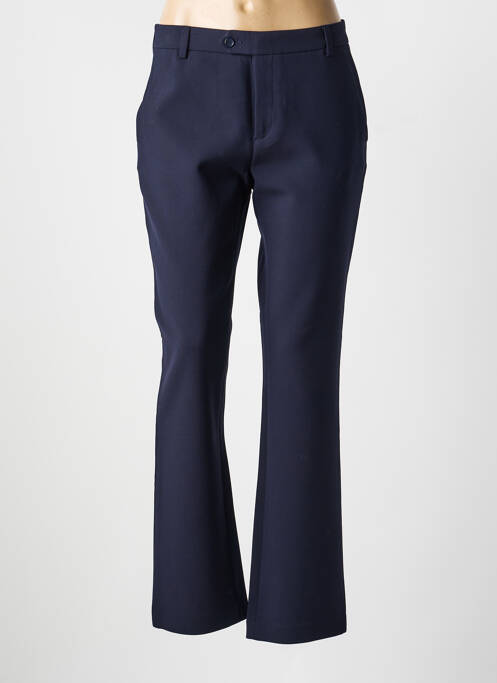 Pantalon drept elasticitate mărime normală albastru DENIM STUDIO femme