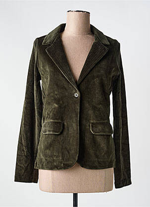 Sacou buzunare verde MAJESTIC FILATURES femeie
