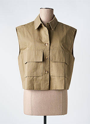 Jachete casual finisaj interior dublat verde YERSE femeie