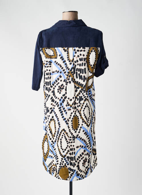 Rochie midi croială fluidă mâneci lungi albastru CATNOIR femme