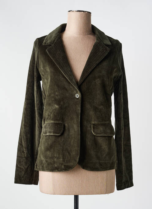 Sacou buzunare verde MAJESTIC FILATURES femme