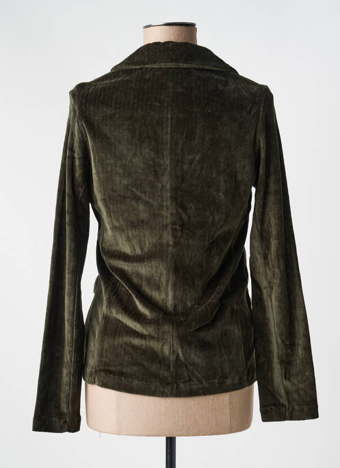 Sacou buzunare verde MAJESTIC FILATURES femme