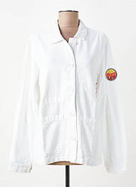 Jachete casual croială dreaptă alb FIVE femme