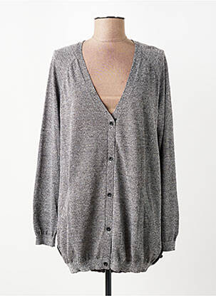 Vestă cu mâneci lungi strânsă pe partea de jos gri MAISON SCOTCH femeie