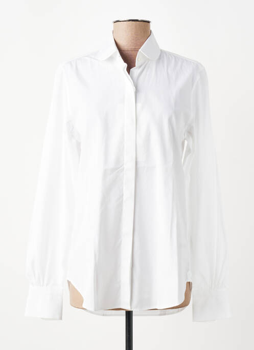 Cămașă croială cambrată mâneci lungi alb BOURRIENNE femme
