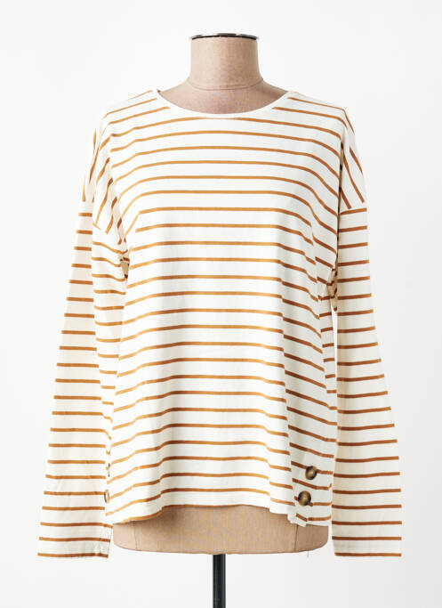 Tricou mâneci lungi mâneci lungi bej YERSE femme