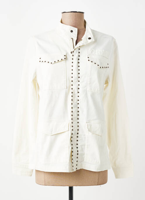 Jachete casual buzunare bej FIVE femme
