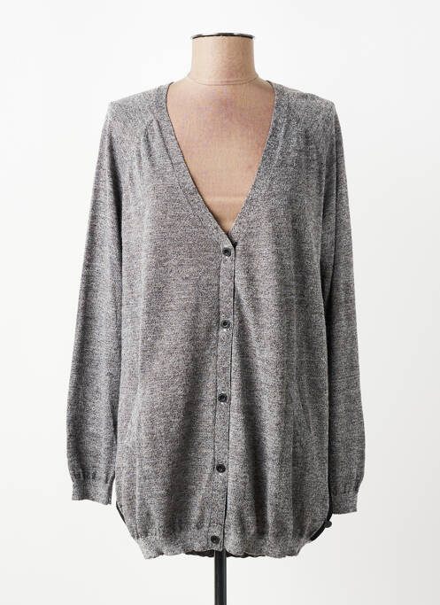Vestă cu mâneci lungi elasticitate gri MAISON SCOTCH femme
