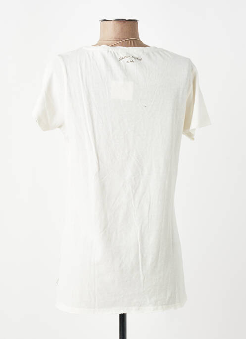 Tricou imprimeu fantezie mâneci scurte galben MAISON SCOTCH femme