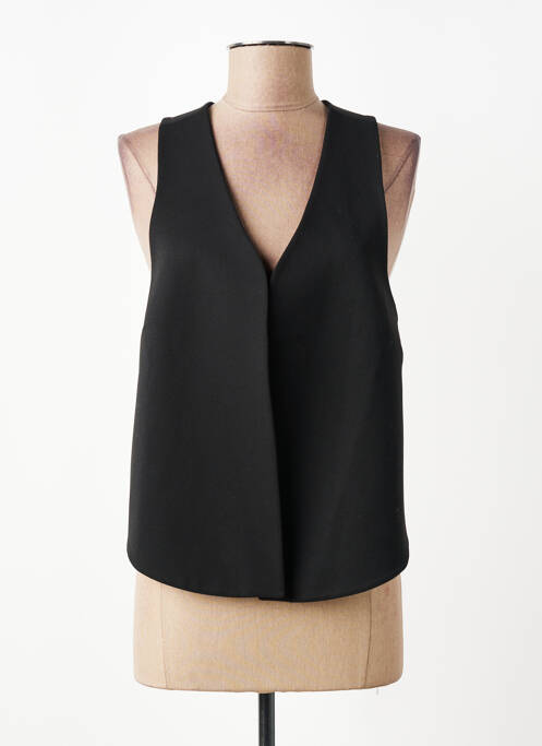 Vestă fără mâneci croială cambrată negru HANA SAN femme