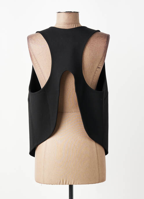 Vestă fără mâneci croială cambrată negru HANA SAN femme