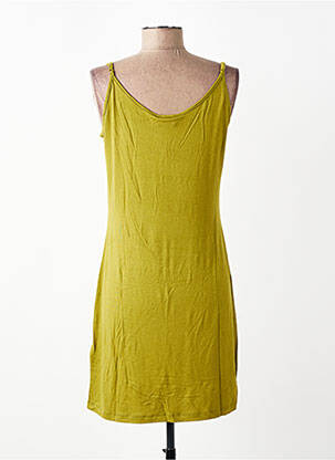 Rochie scurtă guler rotund bretele subțiri verde ZILCH femeie