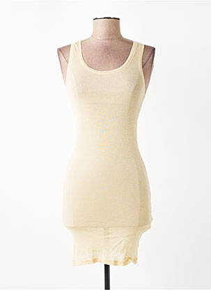 Rochie midi fără mâneci fără mâneci bej AMERICAN VINTAGE femme